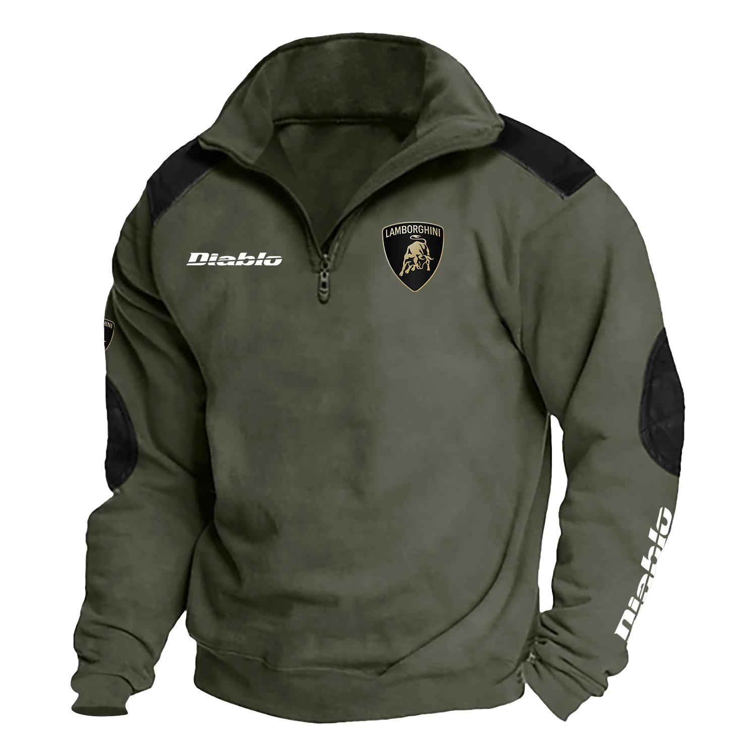 Lamborghini Diablo   Exclusive Logo Tactical Quarter-Zip Sweatshirt HTSCSLBGDIA - Lamborghini Diablo   Sweatshirt