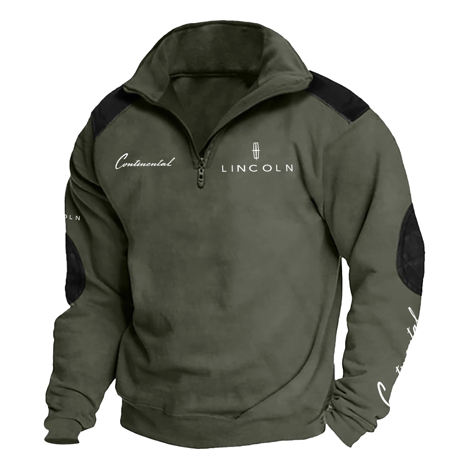 Lincoln Continental   Exclusive Logo Tactical Quarter-Zip Sweatshirt HTSCSLCCON - Lincoln Continental   Sweatshirt