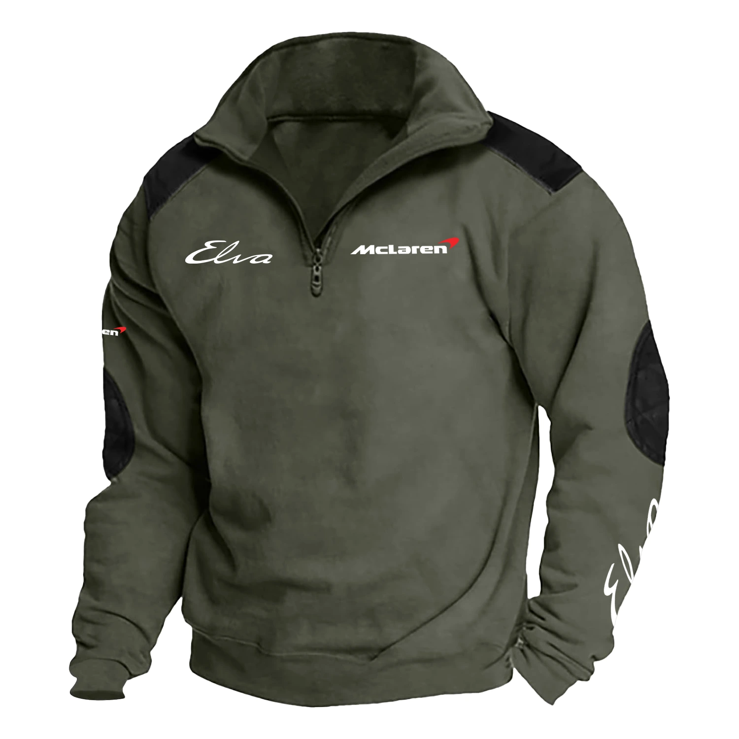 MCLAREN ELVA   Exclusive Logo Tactical Quarter-Zip Sweatshirt HTSCSMcLELVA - MCLAREN ELVA   Sweatshirt
