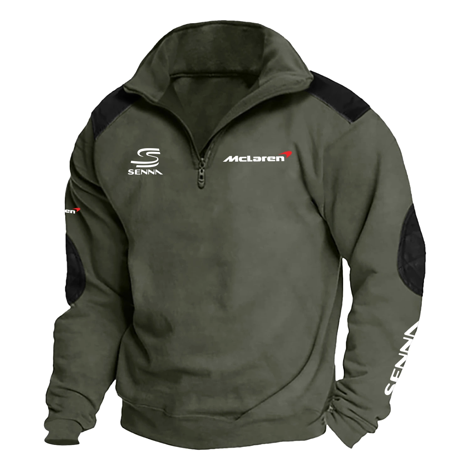 McLaren Senna   Exclusive Logo Tactical Quarter-Zip Sweatshirt HTSCSMcLSEN - McLaren Senna   Sweatshirt