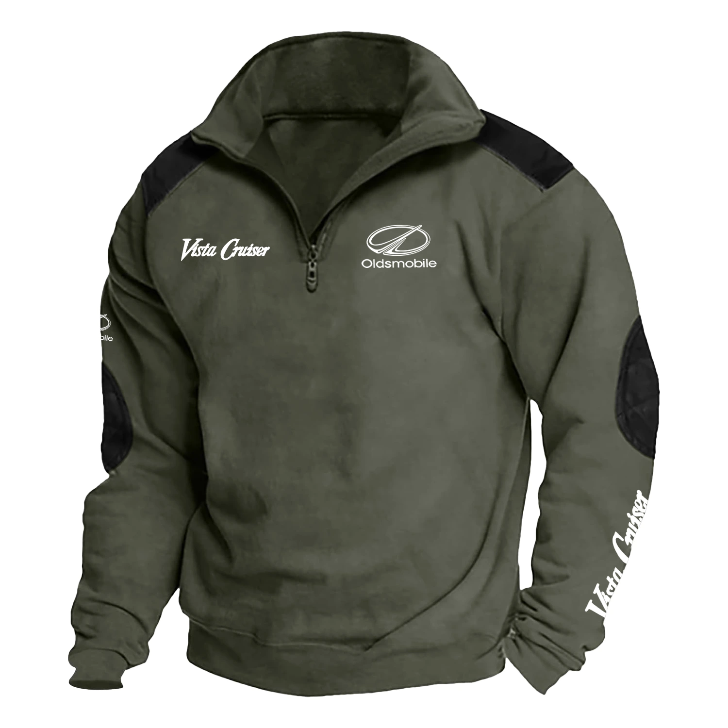 Oldsmobile Vista Cruiser   Exclusive Logo Tactical Quarter-Zip Sweatshirt HTSCSOSVCR - Oldsmobile Vista Cruiser   Sweatshirt