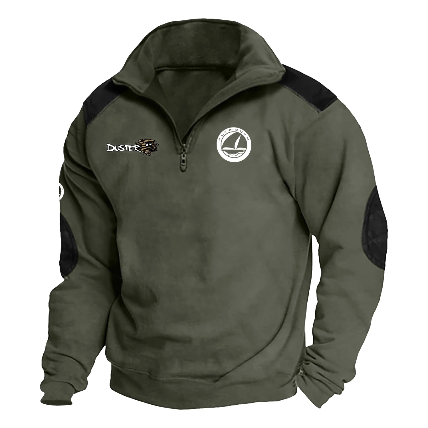 Plymouth Duster   Exclusive Logo Tactical Quarter-Zip Sweatshirt HTSCSPYDUS - Plymouth Duster   Sweatshirt