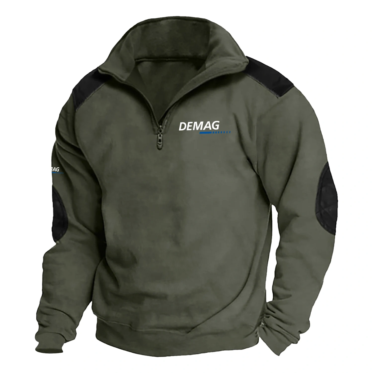 Demag Cranes Exclusive Logo Tactical Quarter-Zip Sweatshirt NBCRSCS1601DGZ - Demag Cranes Sweatshirt