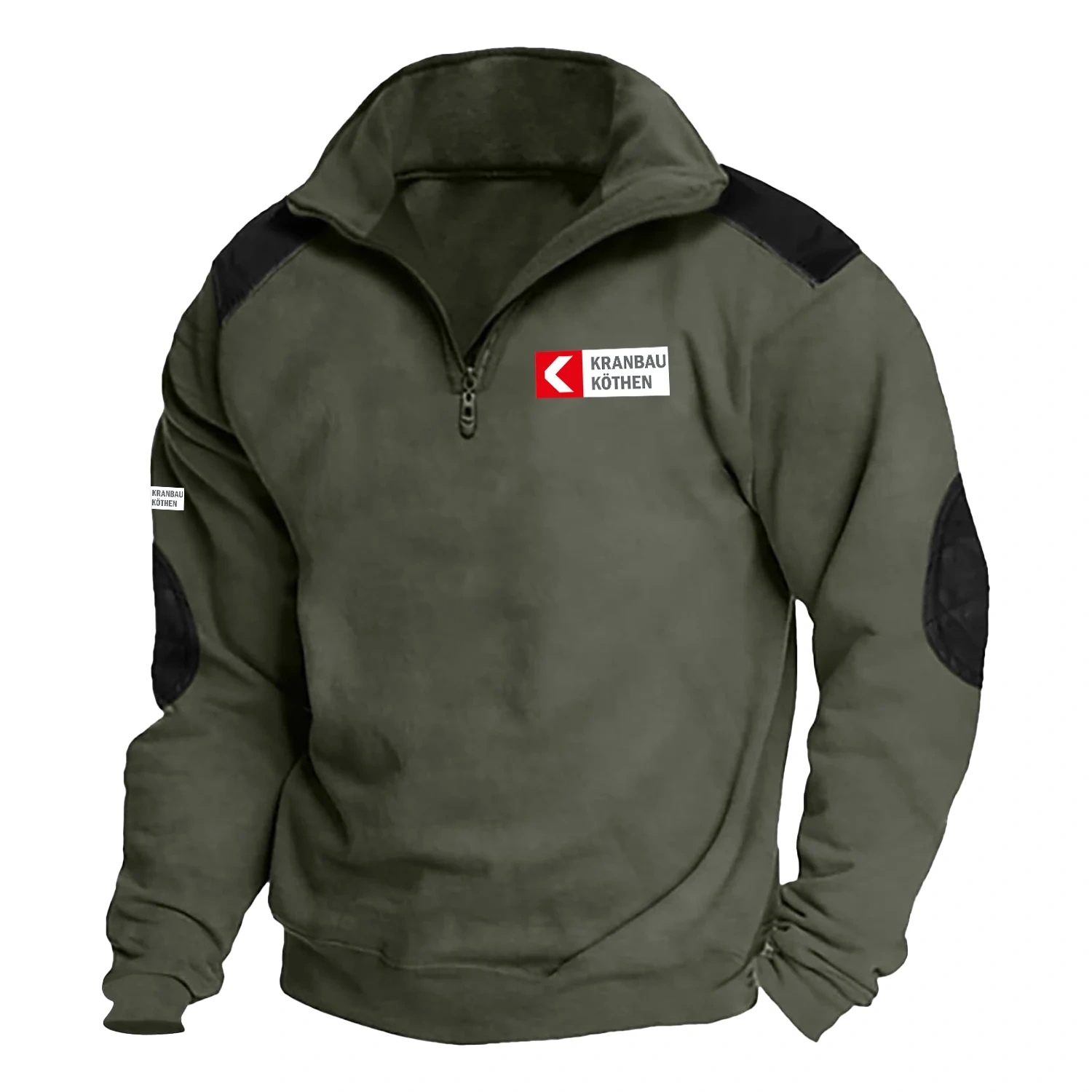 Kranbau Köthen Exclusive Logo Tactical Quarter-Zip Sweatshirt NBCRSCS1601KKZ - Kranbau Köthen Sweatshirt