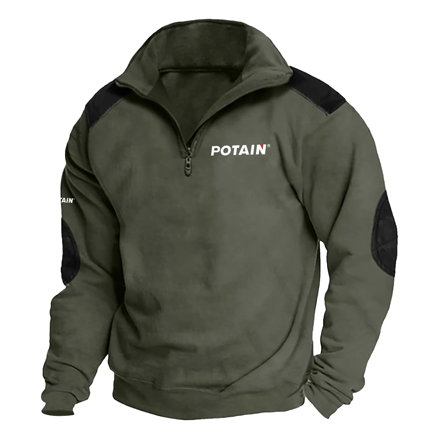 Potain Exclusive Logo Tactical Quarter-Zip Sweatshirt NBCRSCS1601POZ - Potain Sweatshirt