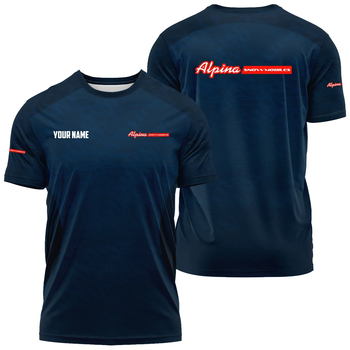 Alpina Snowmobiles Exclusive Logo T-Shirt NBSGPLTS090101ASZ - Alpina Snowmobiles T-Shirt