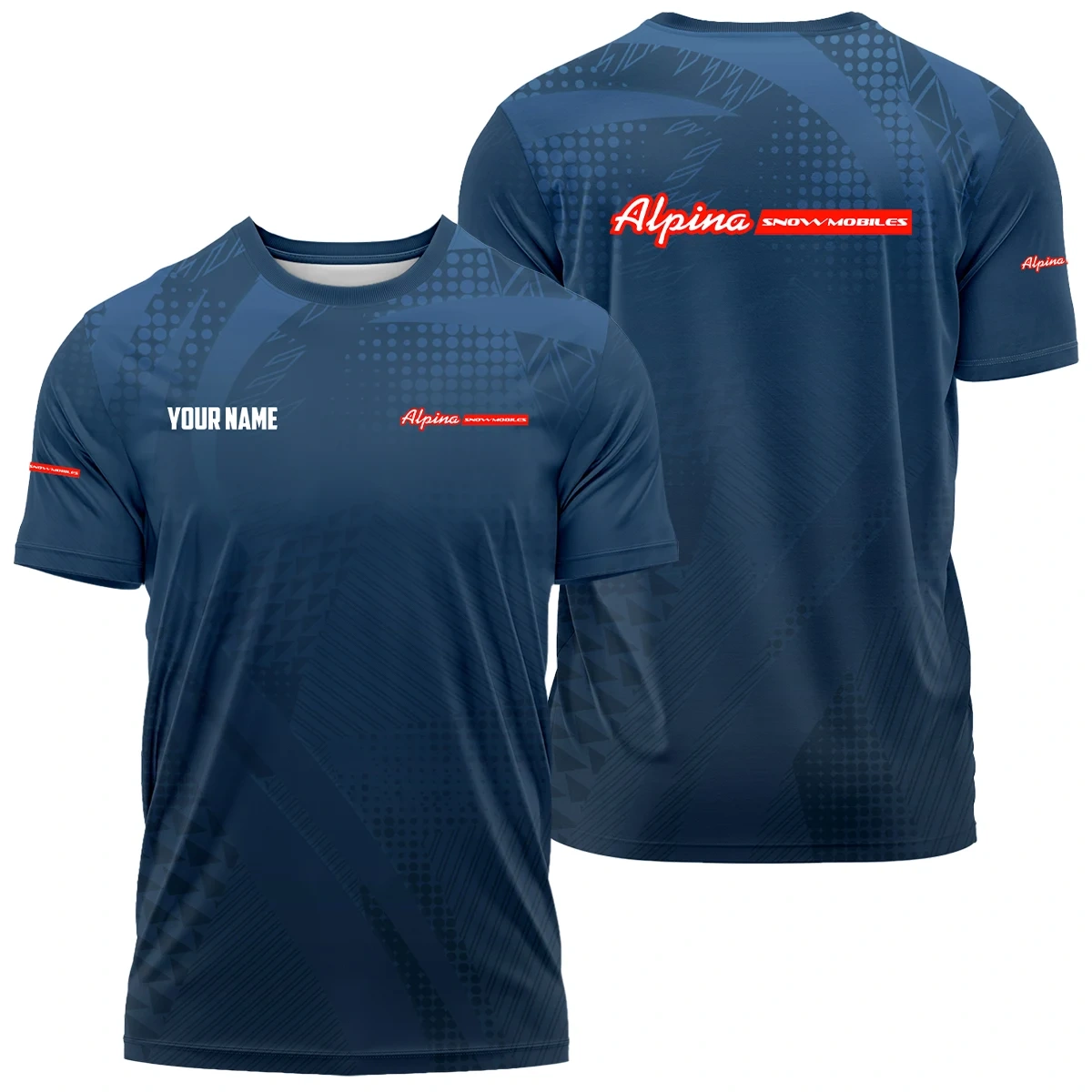 Alpina Snowmobiles Exclusive Logo T-Shirt NBSGPLTS090107ASZ - Alpina Snowmobiles T-Shirt