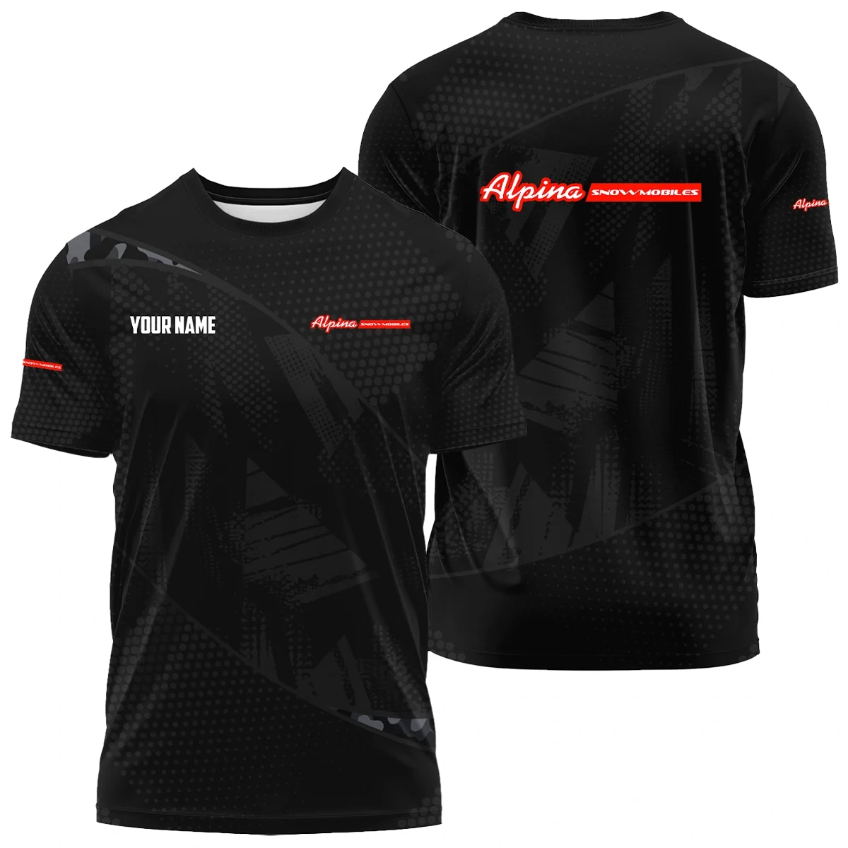 Alpina Snowmobiles Exclusive Logo T-Shirt NBSGPLTS090112ASZ - Alpina Snowmobiles T-Shirt