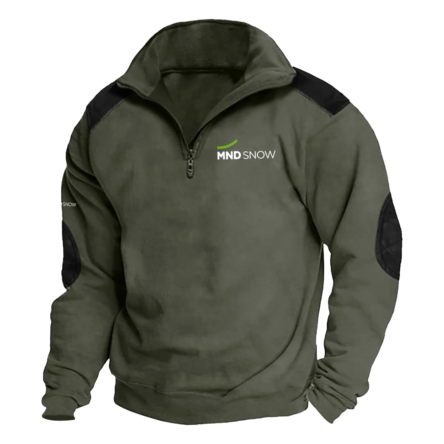 MND Group Exclusive Logo Tactical Quarter-Zip Sweatshirt NBSGSCS0901MNZ - MND Group Sweatshirt