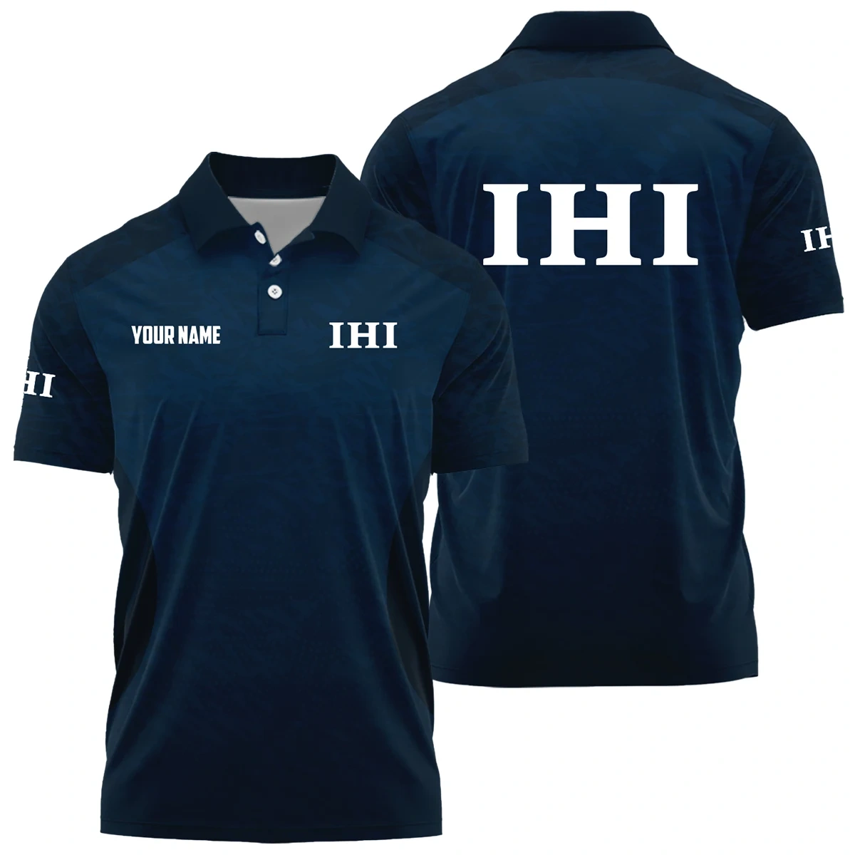 IHI Construction Machinery Exclusive Logo Polo Shirt NBTVPLTS100101IHZ - IHI Construction Machinery Polo Shirt