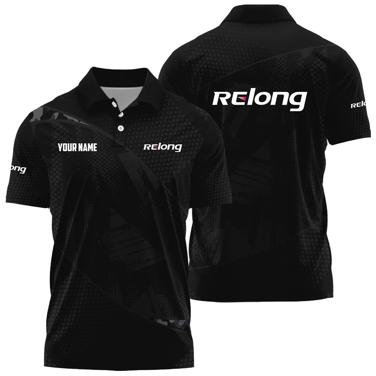 Relong Tech Exclusive Logo Polo Shirt NBTVPLTS100112RTZ - Relong Tech Polo Shirt