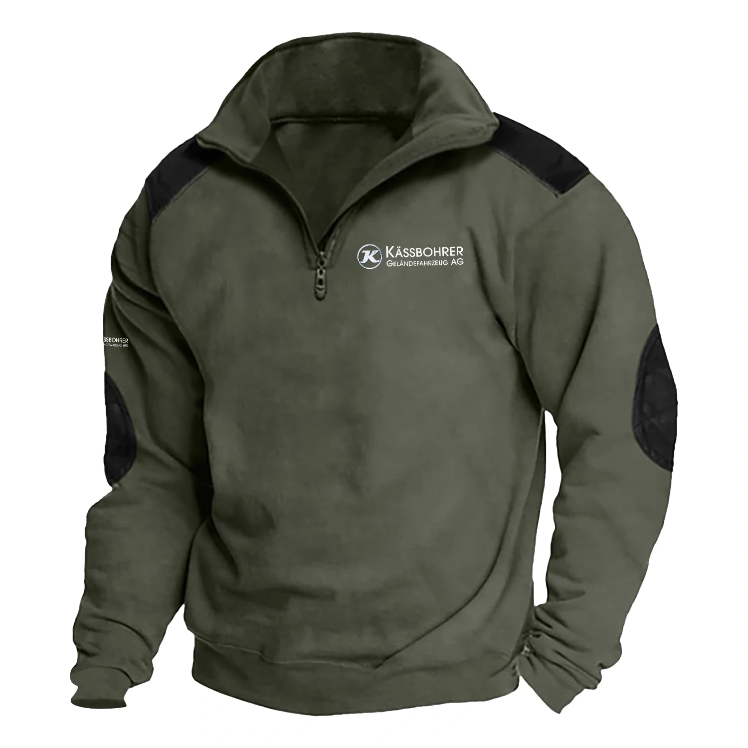 Kässbohrer Geländefahrzeug AG Exclusive Logo Tactical Quarter-Zip Sweatshirt NBTVSCS1001KGZ - Kässbohrer Geländefahrzeug AG Sweatshirt