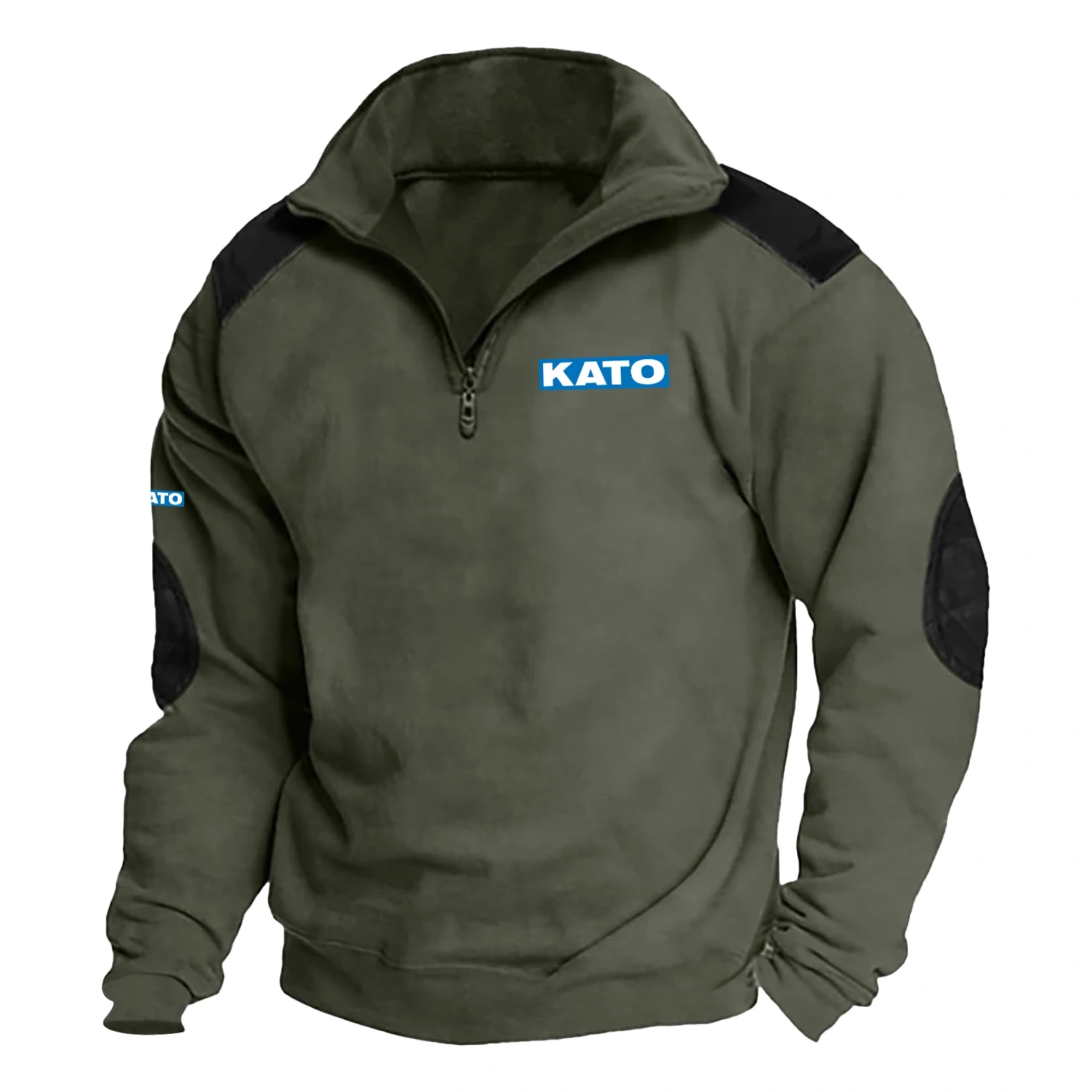 Kato Works Exclusive Logo Tactical Quarter-Zip Sweatshirt NBTVSCS1001KWZ - Kato Works Sweatshirt