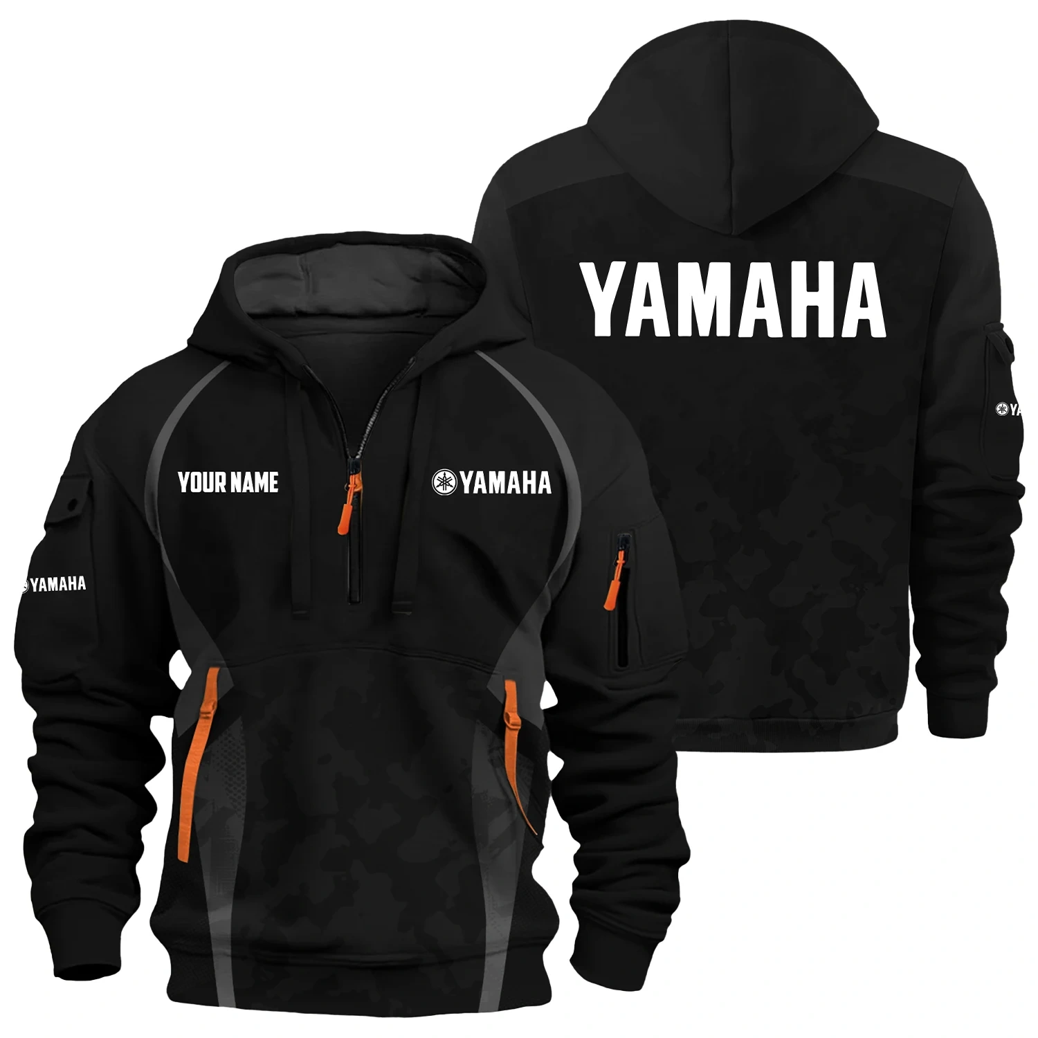 Yamaha Exclusive Hoodie Half Zipper TTFSHHZ3D081913YZ