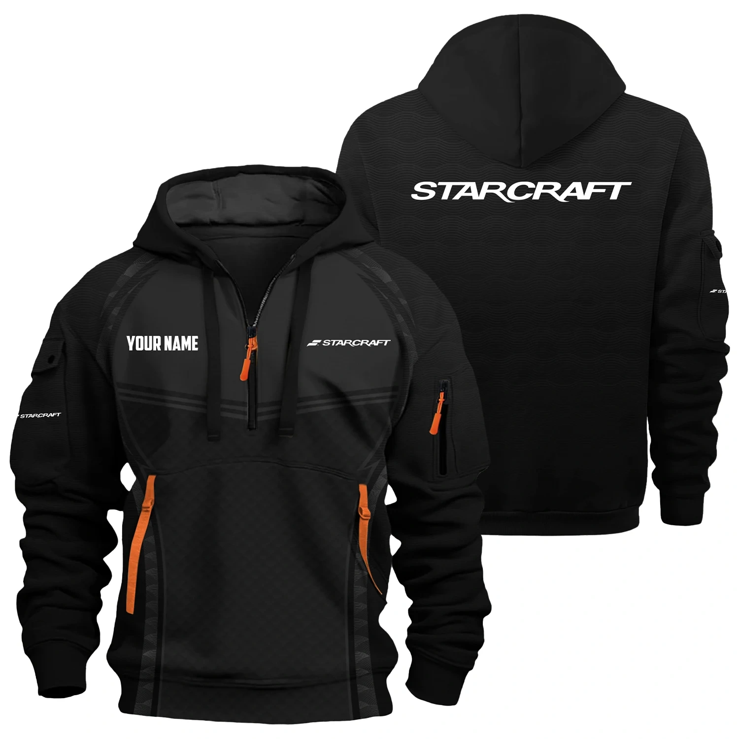 StarCraft Exclusive Hoodie Half Zipper TTFSHHZ3D081914SCZ