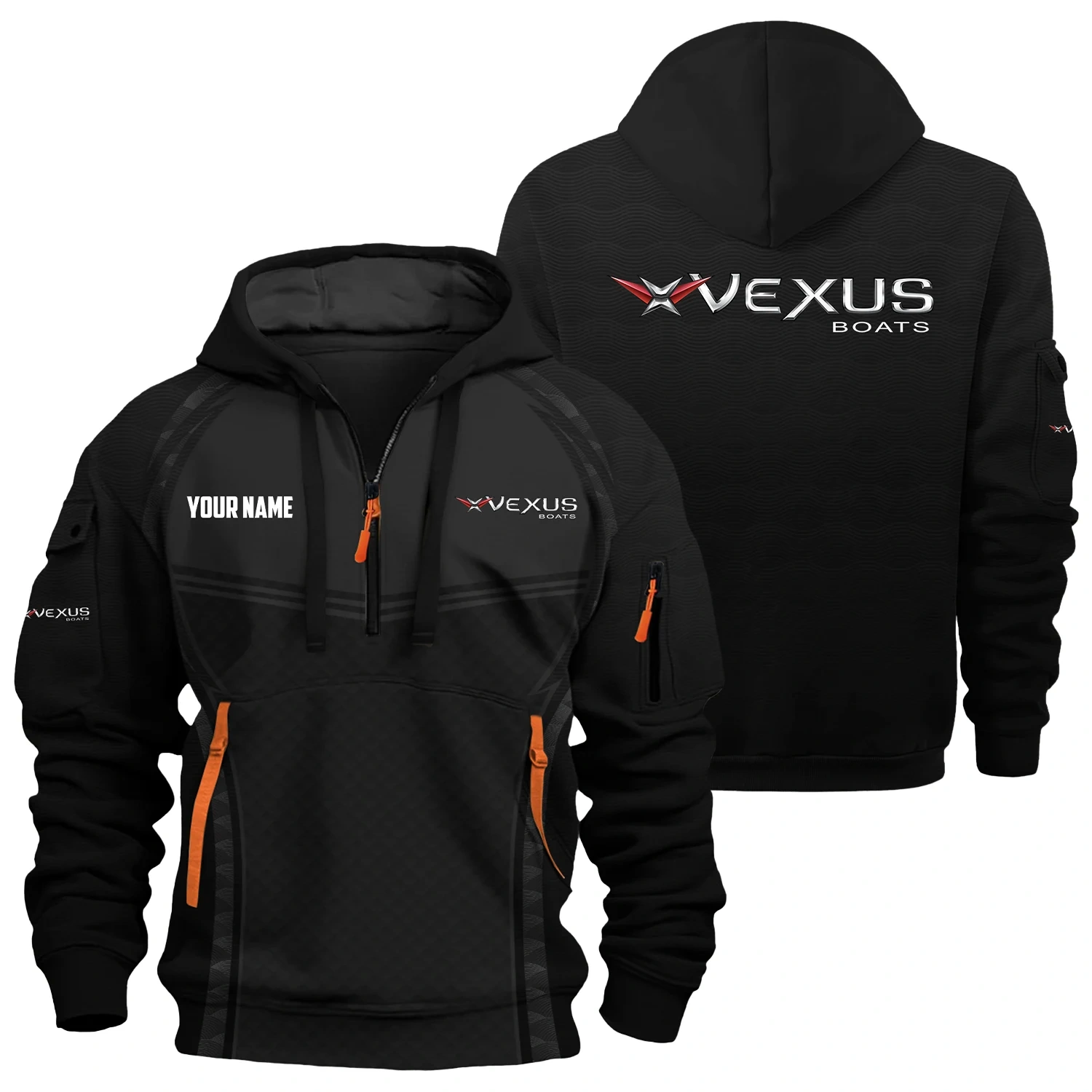 Vexus Exclusive Hoodie Half Zipper TTFSHHZ3D081914VBZ