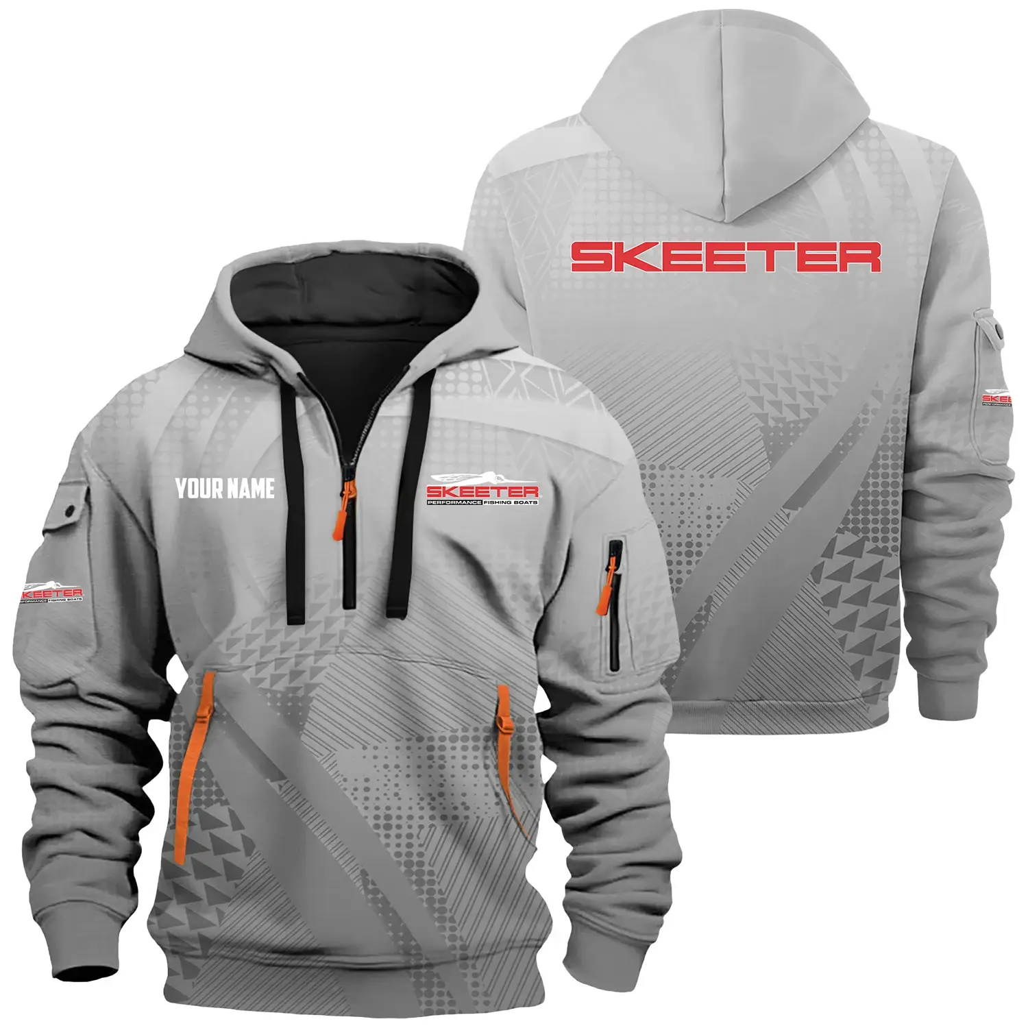 Skeeter Exclusive Hoodie Half Zipper TTFSHHZ3D0819A07STZ