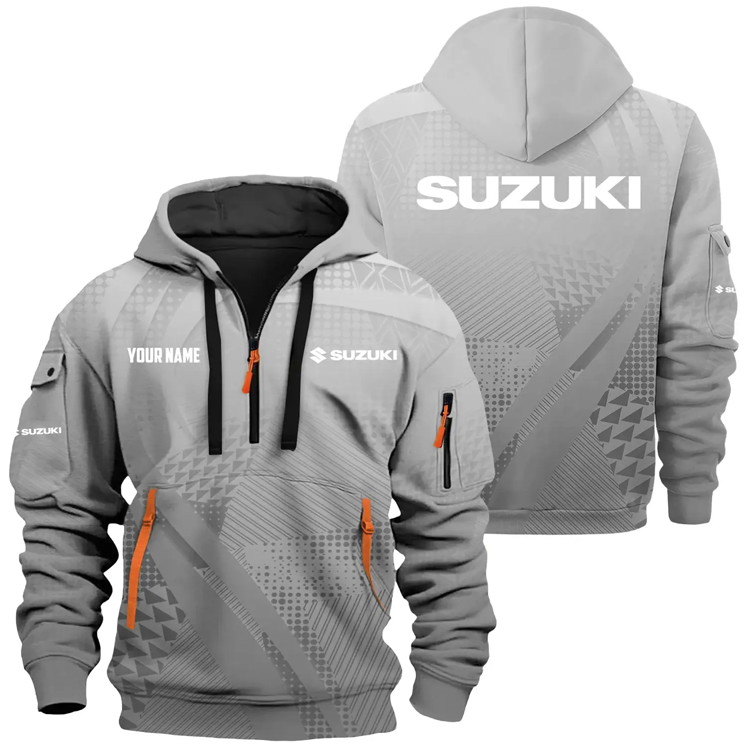 Suzuki Exclusive Hoodie Half Zipper TTFSHHZ3D0819A07SUZ