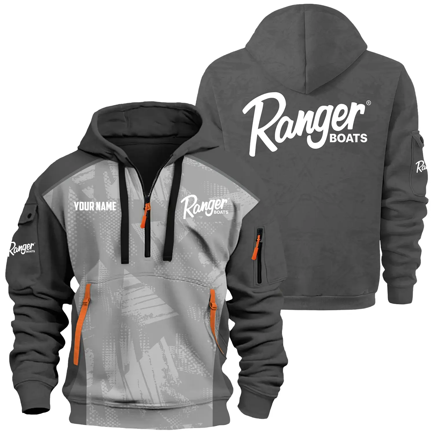 Ranger Exclusive Hoodie Half Zipper TTFSHHZ3D0819A10RBZ