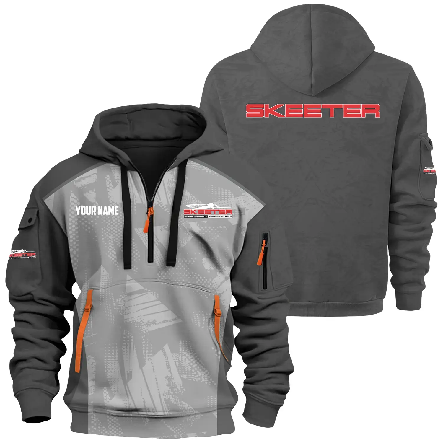 Skeeter Exclusive Hoodie Half Zipper TTFSHHZ3D0819A10STZ