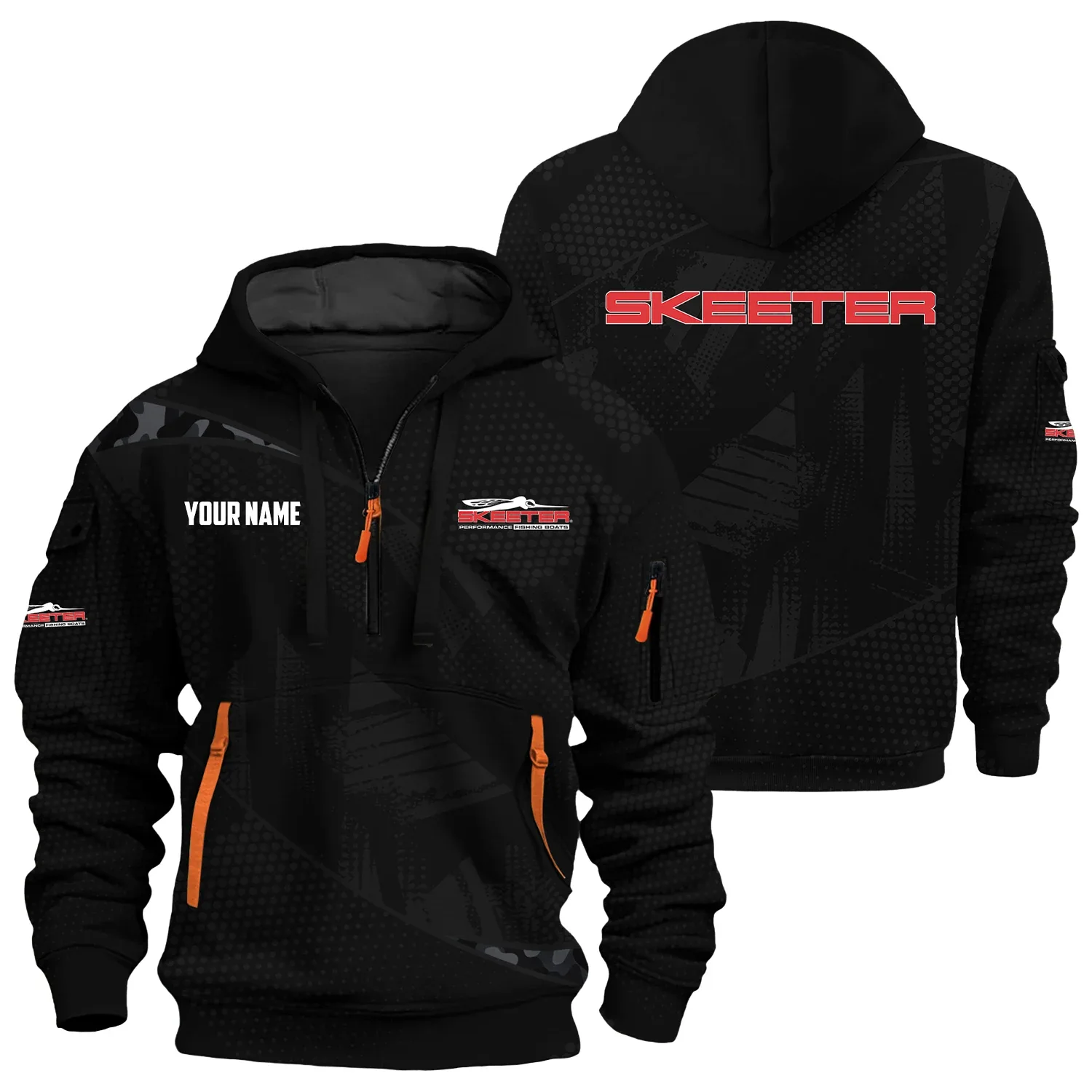 Skeeter Exclusive Hoodie Half Zipper TTFSHHZ3D0819A12STZ