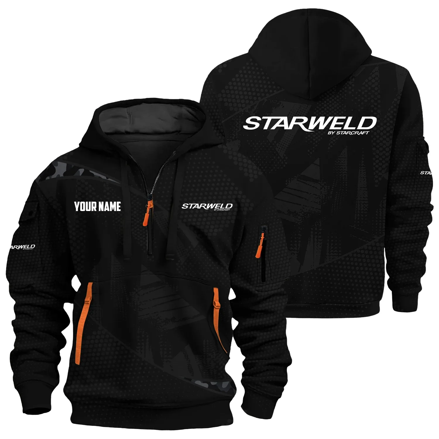 Starweld Exclusive Hoodie Half Zipper TTFSHHZ3D0819A12SWZ