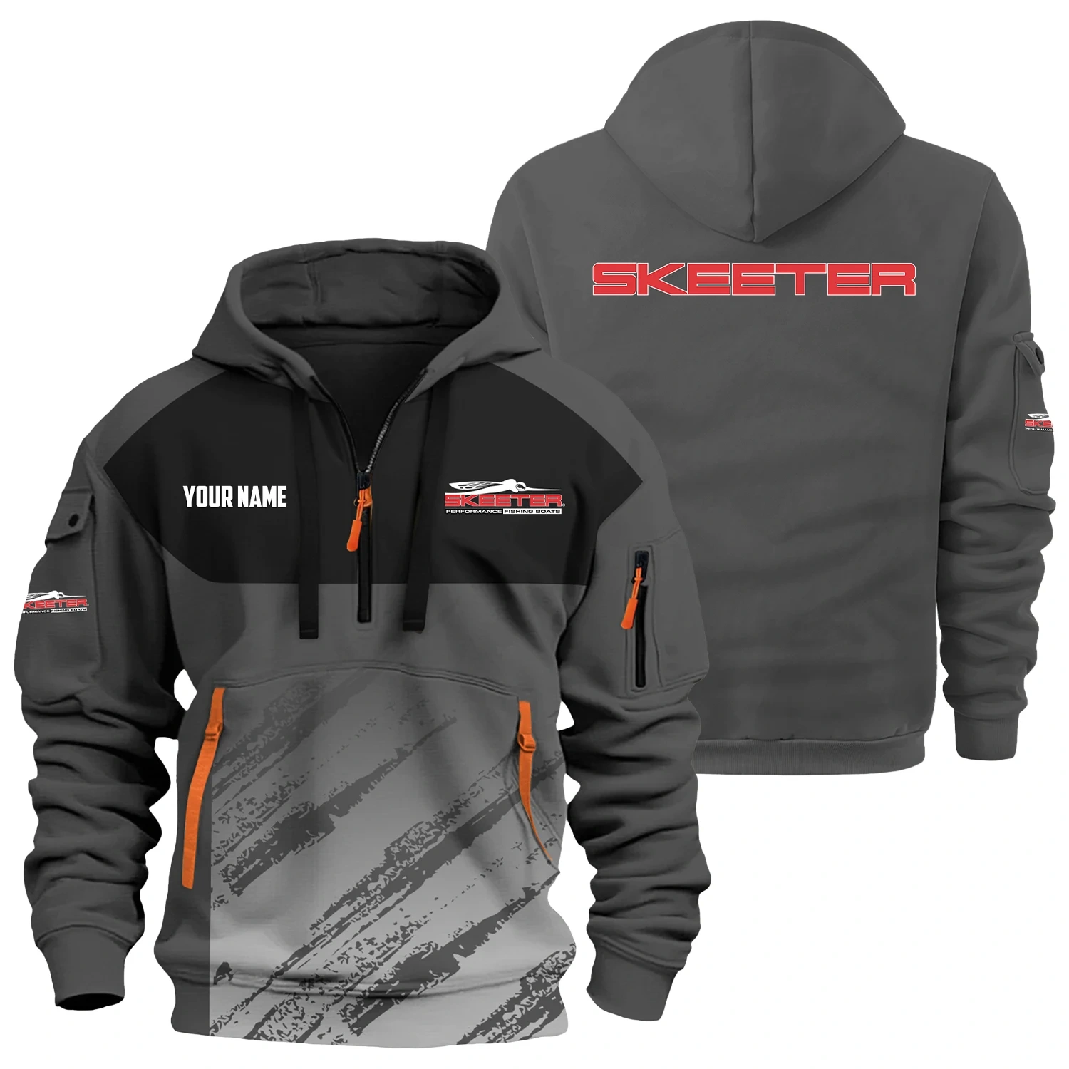 Skeeter Exclusive Hoodie Half Zipper TTFSHHZ3D0819C04STZ
