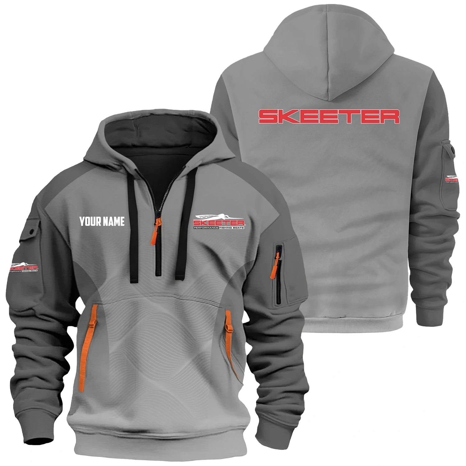 Skeeter Exclusive Hoodie Half Zipper TTFSHHZ3D0819C05STZ