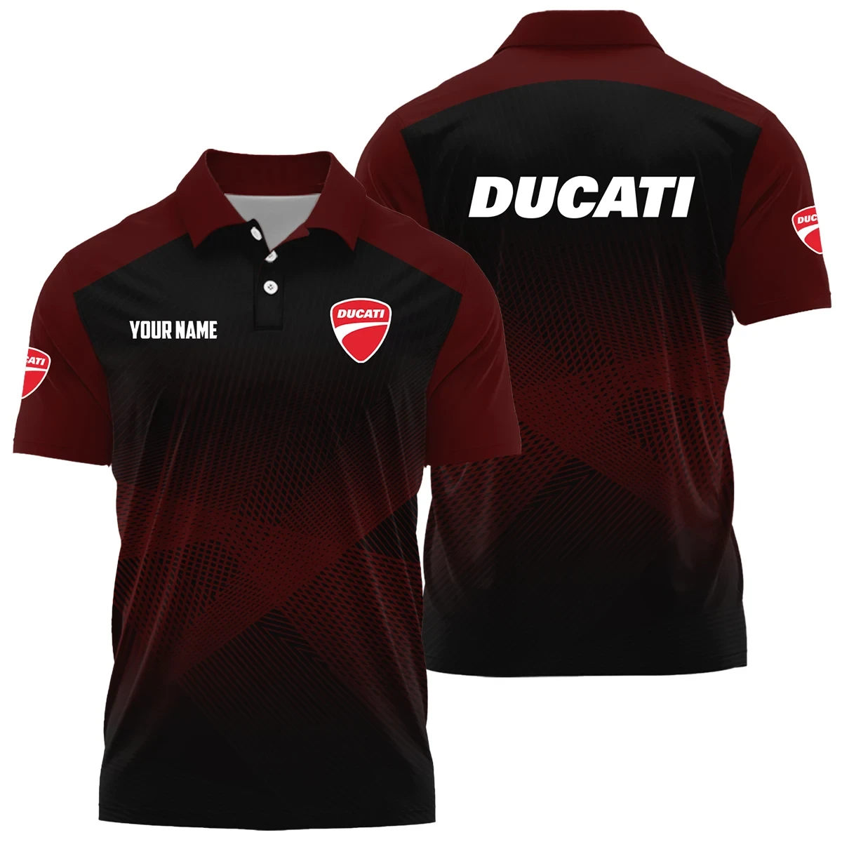 Ducati Exclusive Logo Polo Shirt OSMTBPLTS121102DCZ - Ducati Polo Shirt