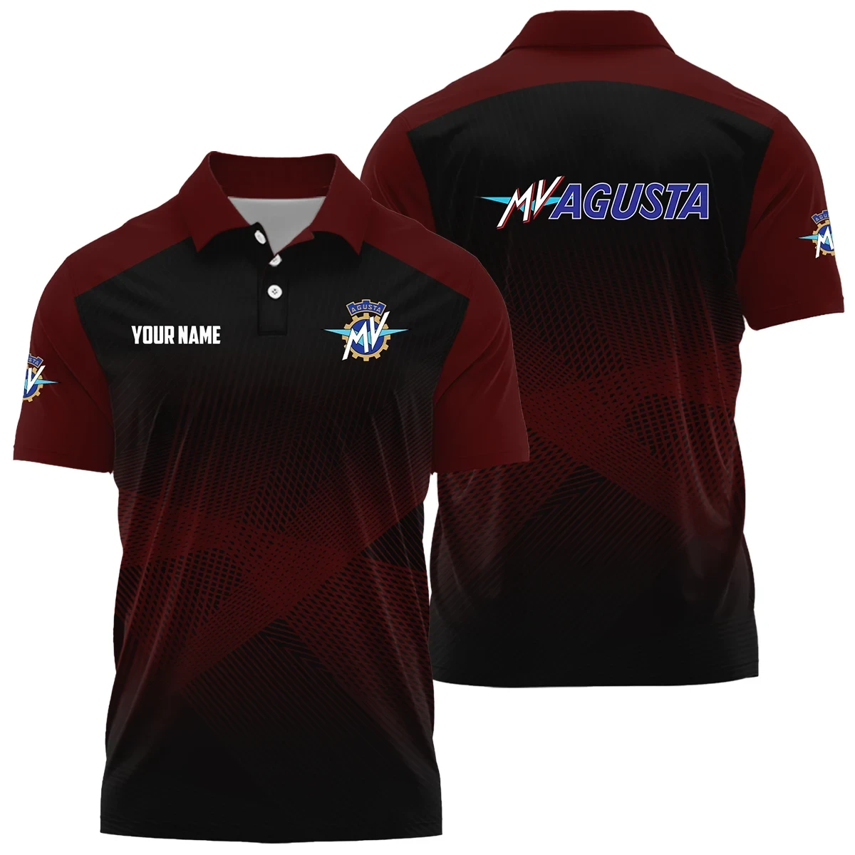 MV Agusta Exclusive Logo Polo Shirt OSMTBPLTS121102MAZ - MV Agusta Polo Shirt