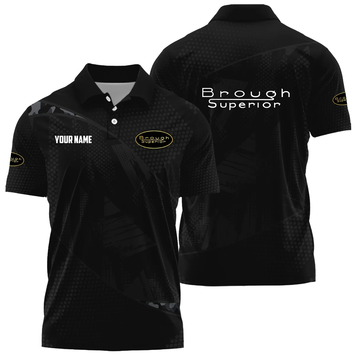 Brough Superior Exclusive Logo Polo Shirt OSMTBPLTS121112BGSZ - Brough Superior Polo Shirt