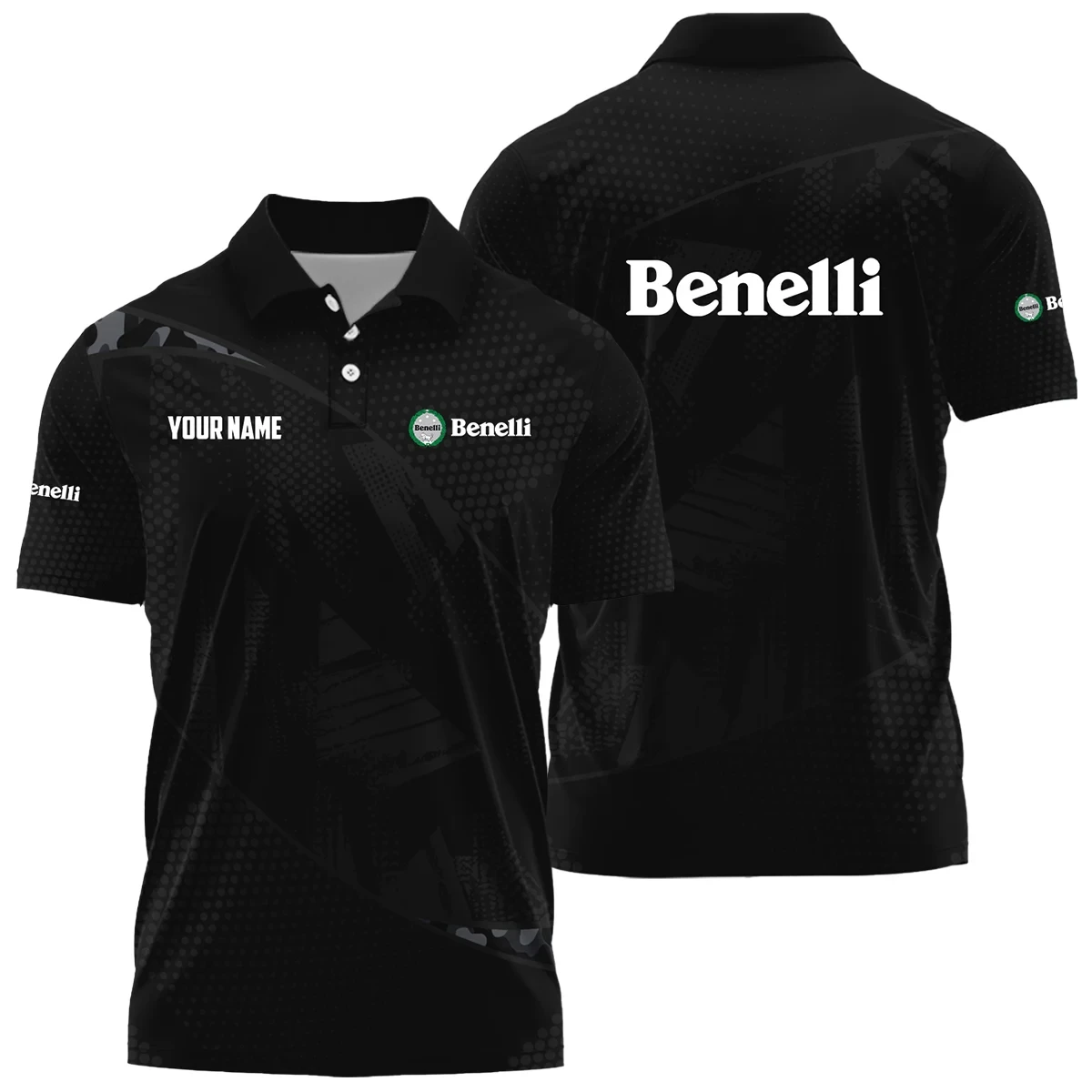 Benelli Exclusive Logo Polo Shirt OSMTBPLTS121112BNZ - Benelli Polo Shirt