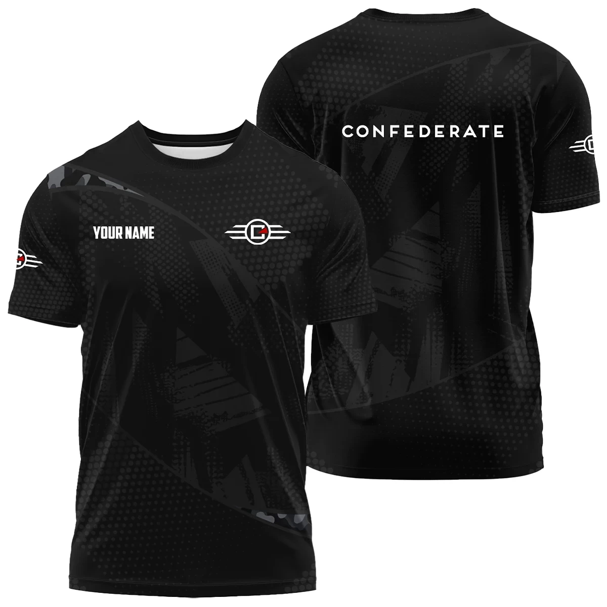 Confederate Motors Exclusive Logo T-Shirt OSMTBPLTS121112CMZ - Confederate Motors T-Shirt