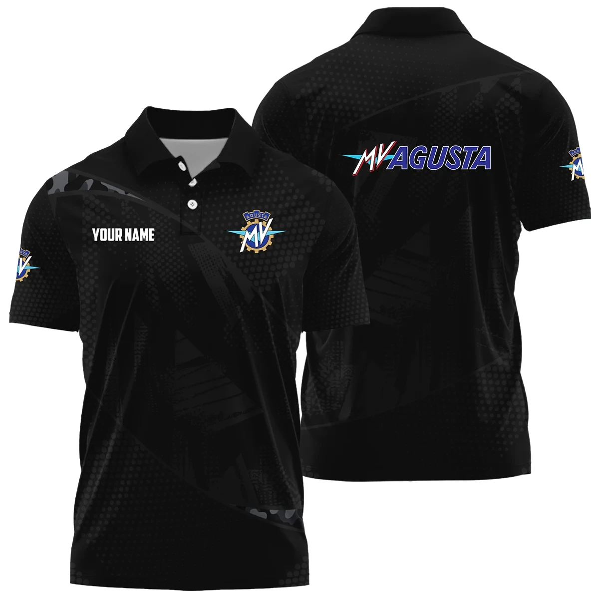 MV Agusta Exclusive Logo Polo Shirt OSMTBPLTS121112MAZ - MV Agusta Polo Shirt