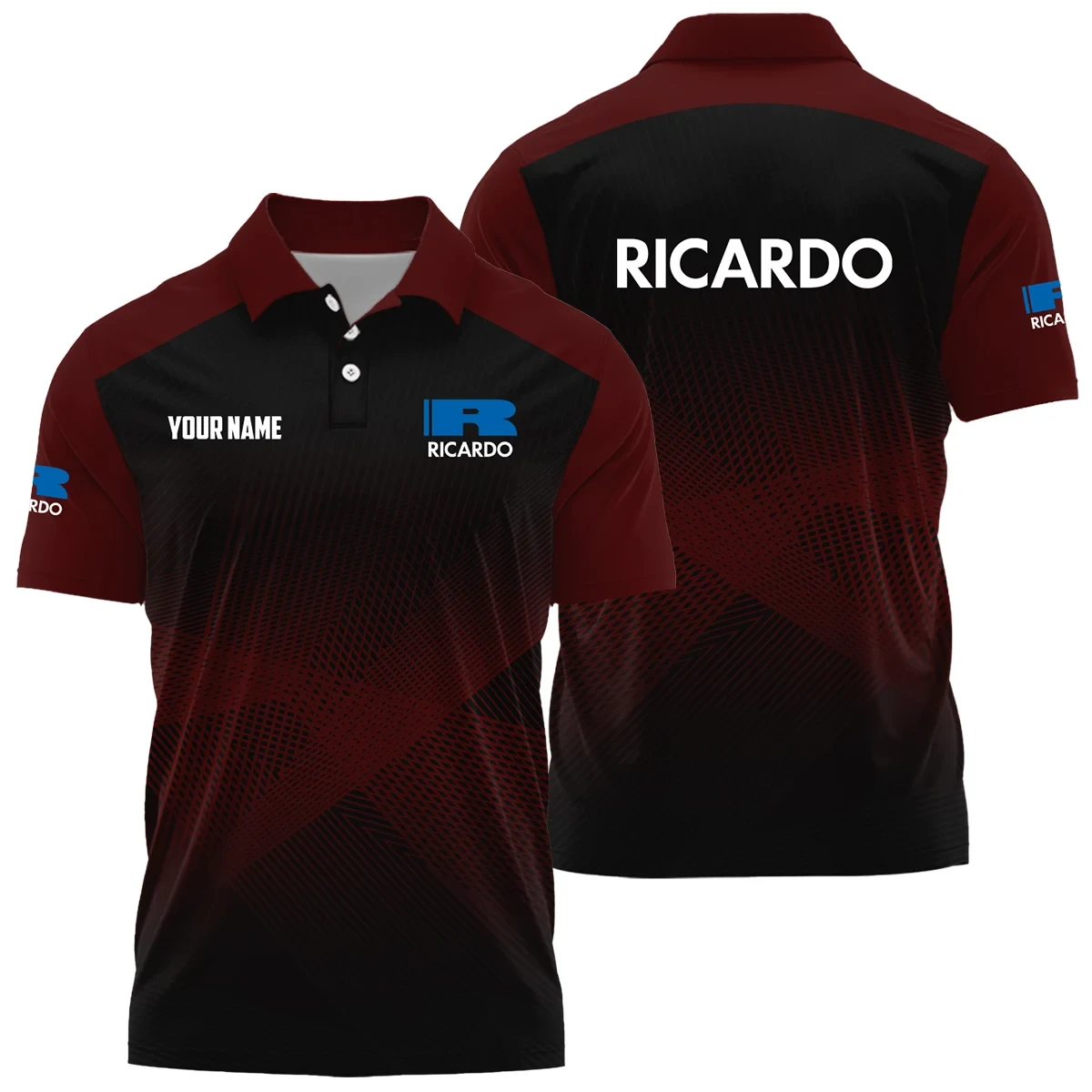 Ricardo Engines Exclusive Logo Polo Shirt OUEPPLTS301202REZ - Ricardo Engines Polo Shirt