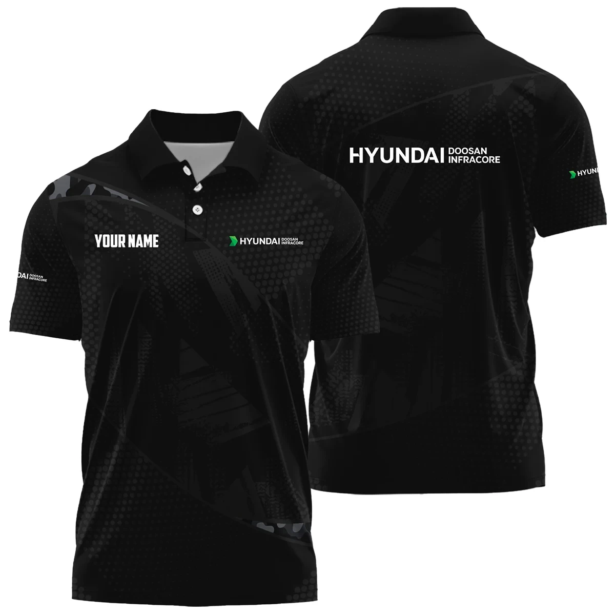 Hyundai Doosan Infracore Exclusive Logo Polo Shirt OUEPPLTS301212HDZ - Hyundai Doosan Infracore Polo Shirt