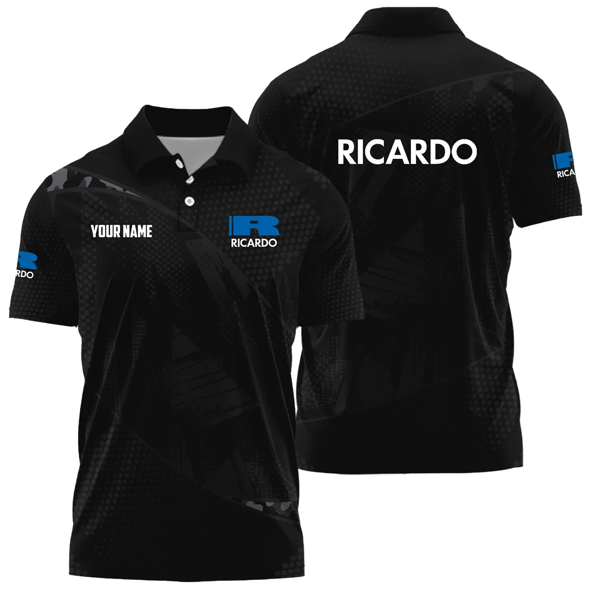 Ricardo Engines Exclusive Logo Polo Shirt OUEPPLTS301212REZ - Ricardo Engines Polo Shirt