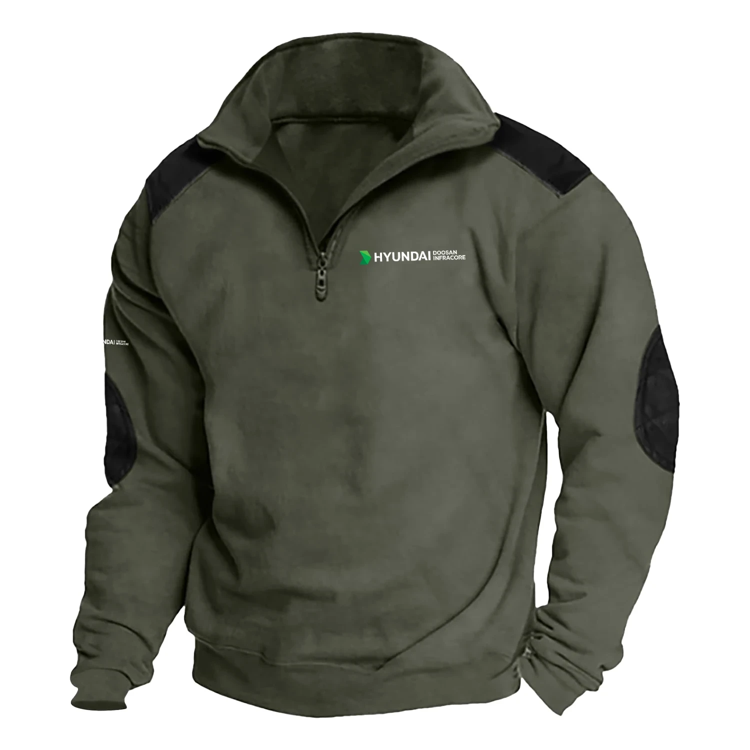 Hyundai Doosan Infracore Exclusive Logo Tactical Quarter-Zip Sweatshirt OUEPSCS3012HDZ - Hyundai Doosan Infracore Sweatshirt