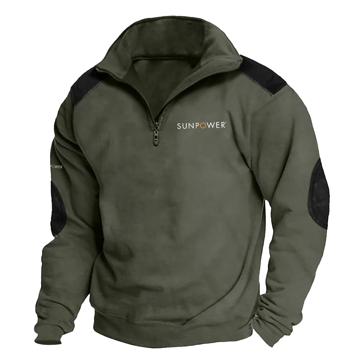SunPower Exclusive Logo Tactical Quarter-Zip Sweatshirt OUEPSCS3012SPZ - SunPower Sweatshirt