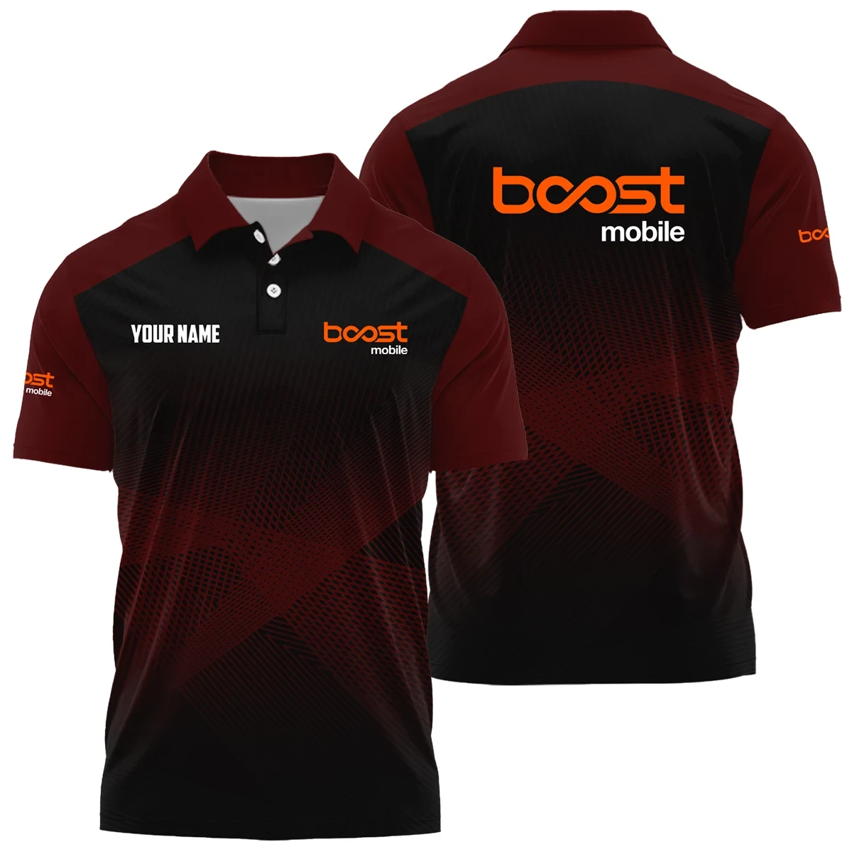 Boost Mobile Exclusive Logo Polo Shirt TOTTPLTS101202BMZ - Boost Mobile Polo Shirt