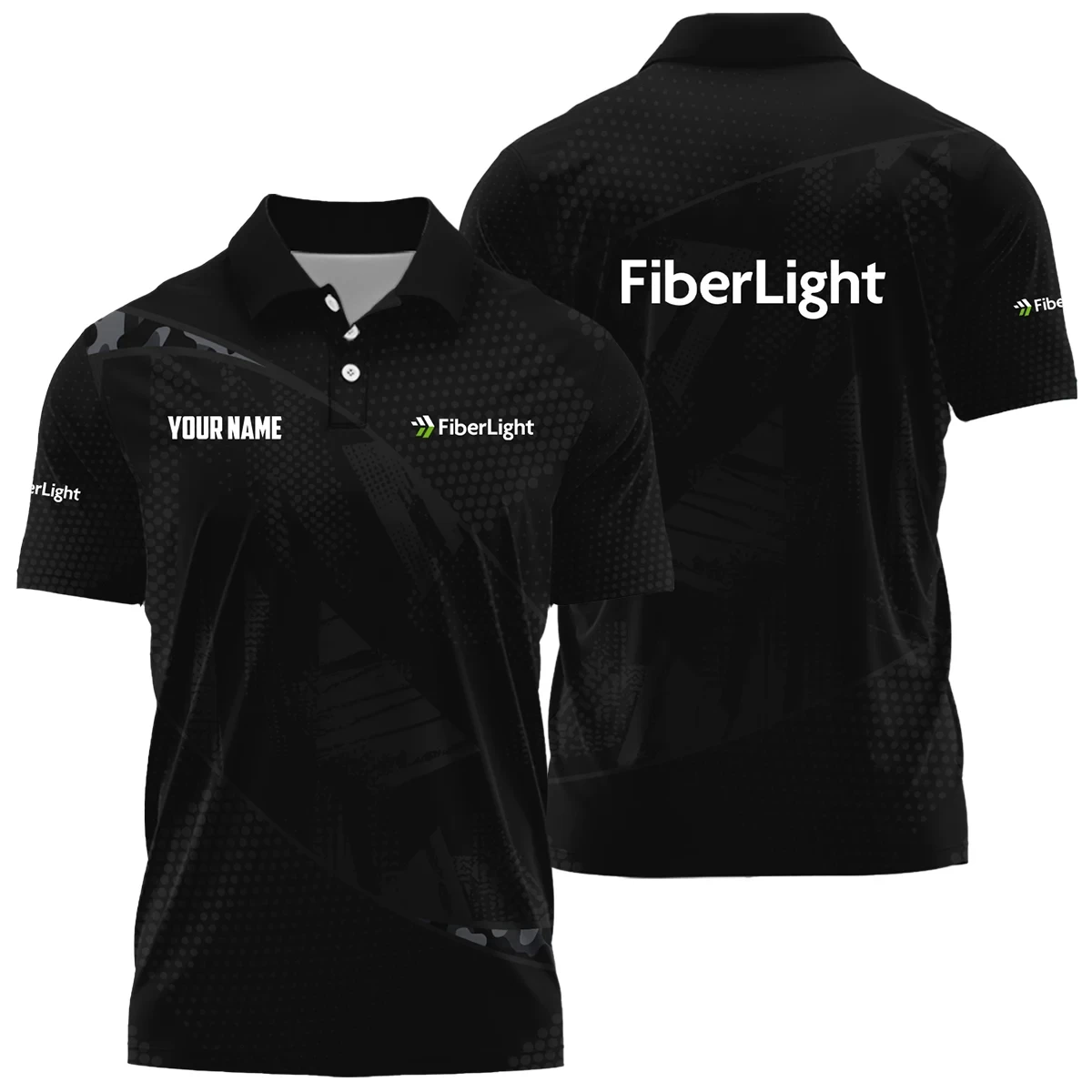 FiberLight Exclusive Logo Polo Shirt TOTTPLTS101212FLZ - FiberLight Polo Shirt