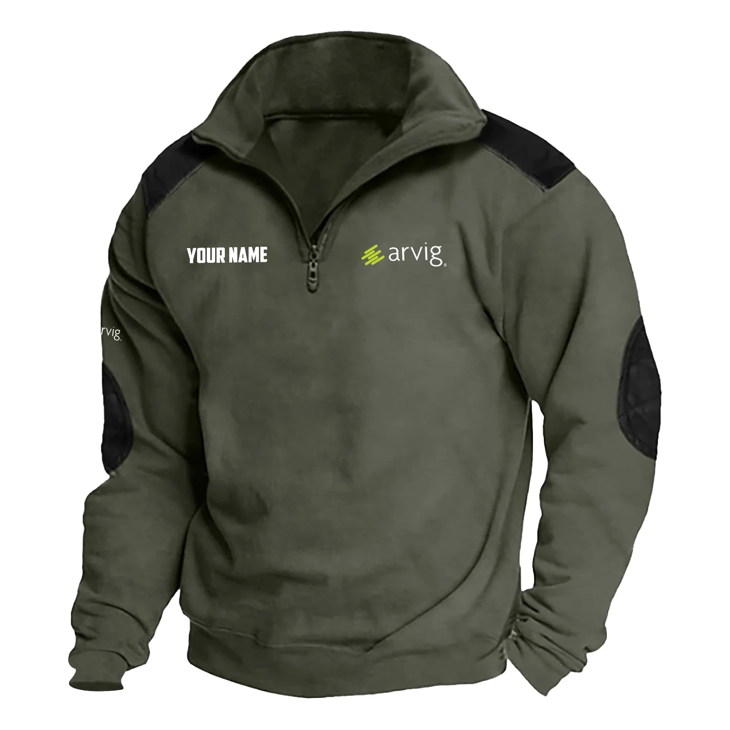 Arvig Exclusive Logo Tactical Quarter-Zip Sweatshirt TOTTSCS1012AVZ - Arvig Sweatshirt