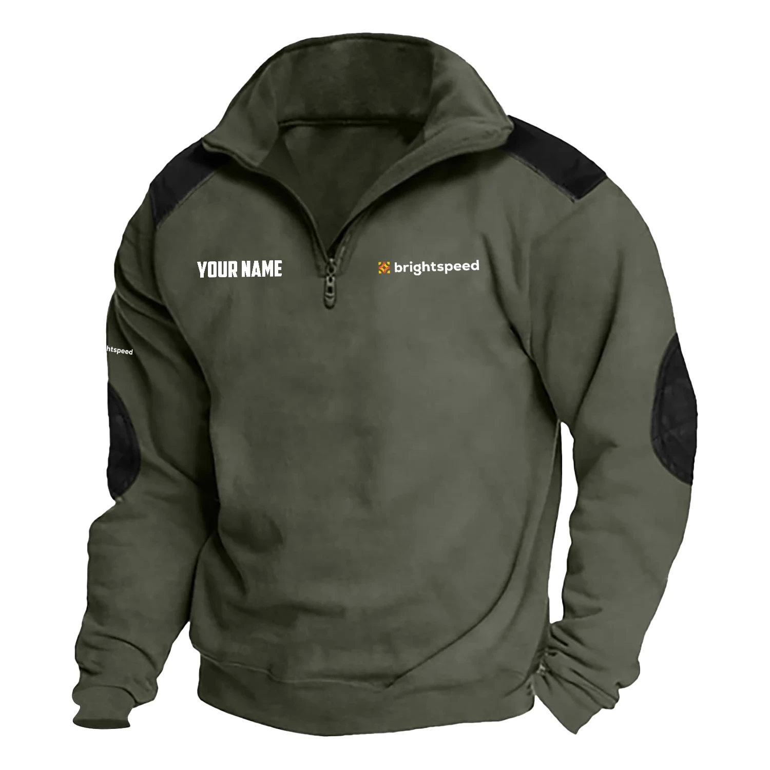 Brightspeed Exclusive Logo Tactical Quarter-Zip Sweatshirt TOTTSCS1012BSZ - Brightspeed Sweatshirt