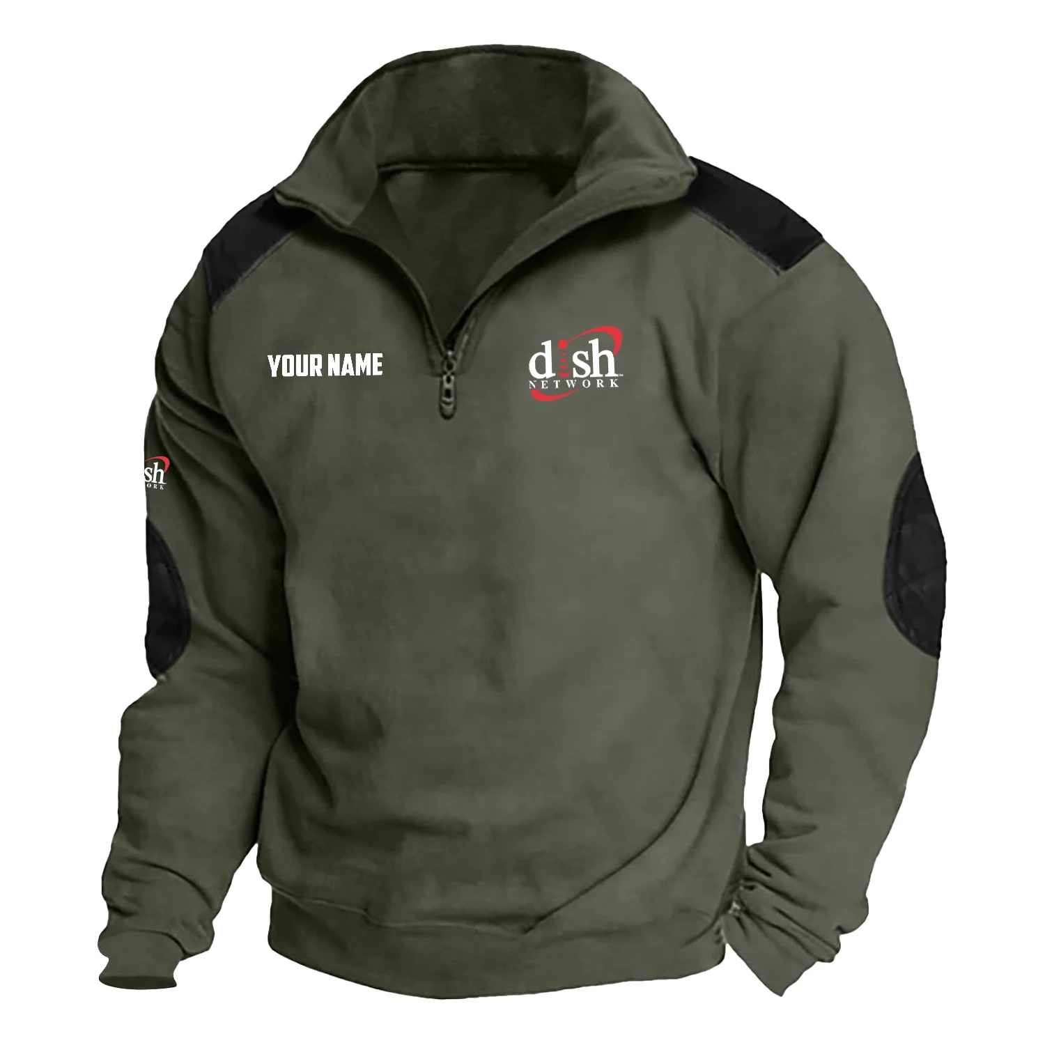 Dish Network Exclusive Logo Tactical Quarter-Zip Sweatshirt TOTTSCS1012DNZ - Dish Network Sweatshirt