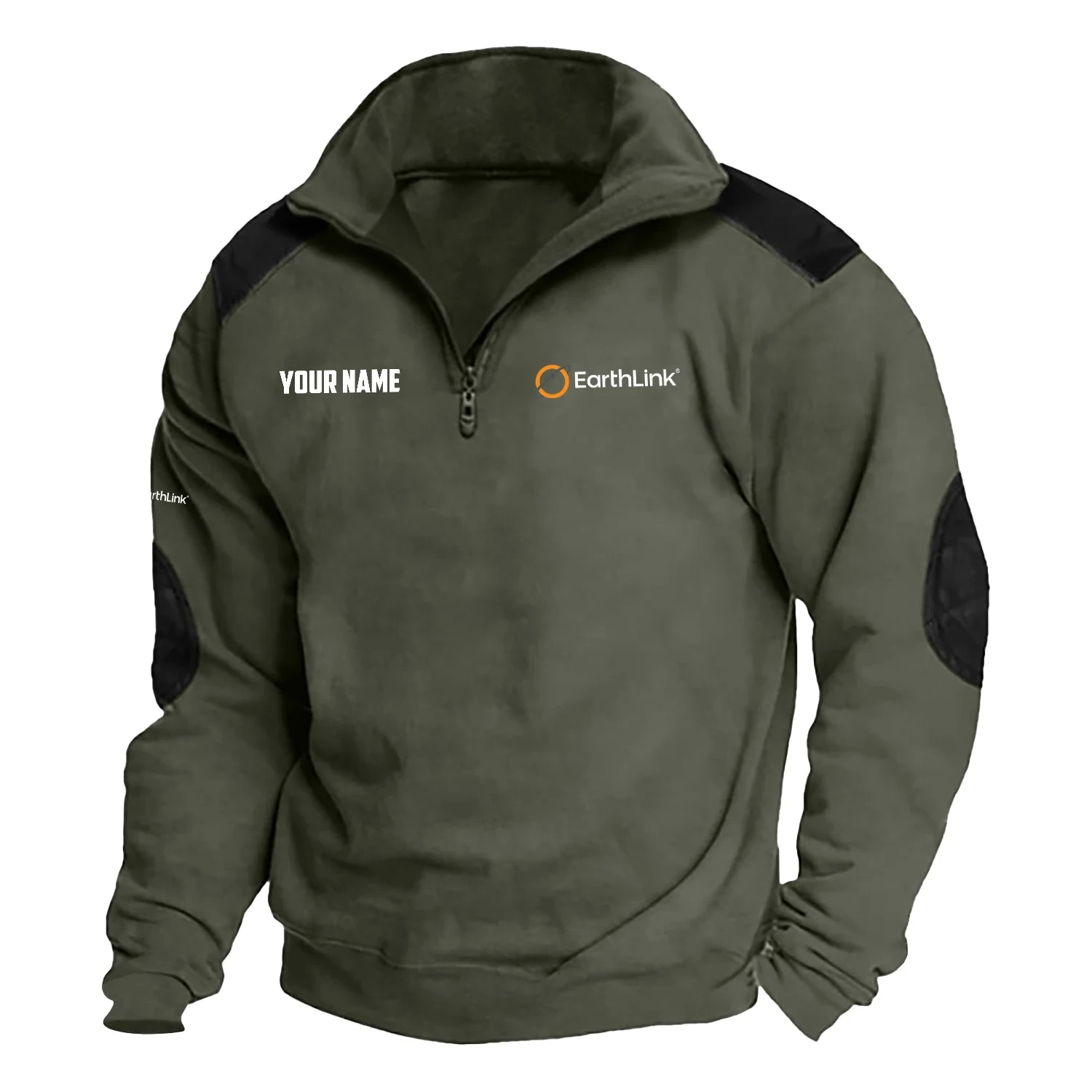 EarthLink Exclusive Logo Tactical Quarter-Zip Sweatshirt TOTTSCS1012ELZ - EarthLink Sweatshirt