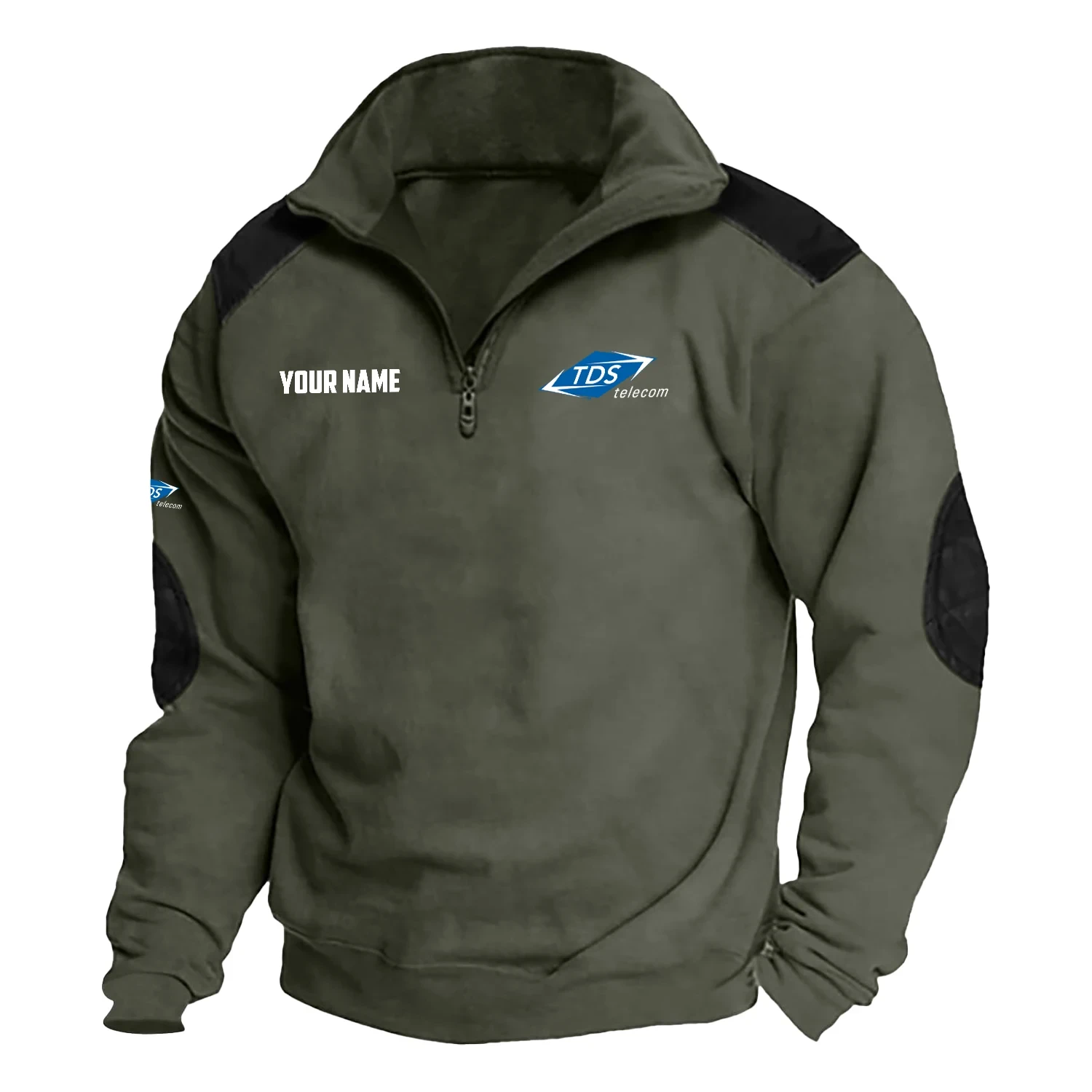 TDS Telecom Exclusive Logo Tactical Quarter-Zip Sweatshirt TOTTSCS1012TTZ - TDS Telecom Sweatshirt