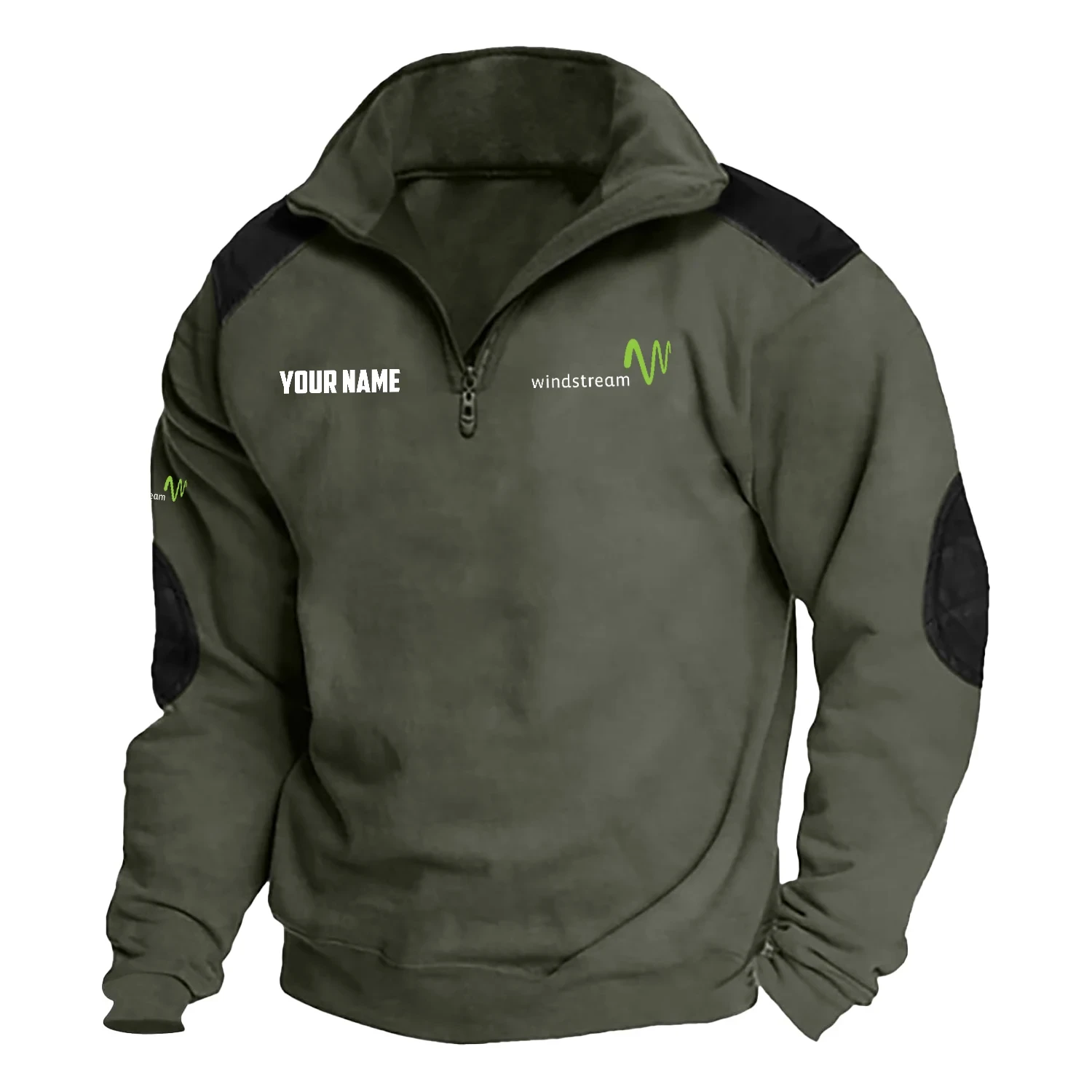 Windstream Exclusive Logo Tactical Quarter-Zip Sweatshirt TOTTSCS1012WTZ - Windstream Sweatshirt