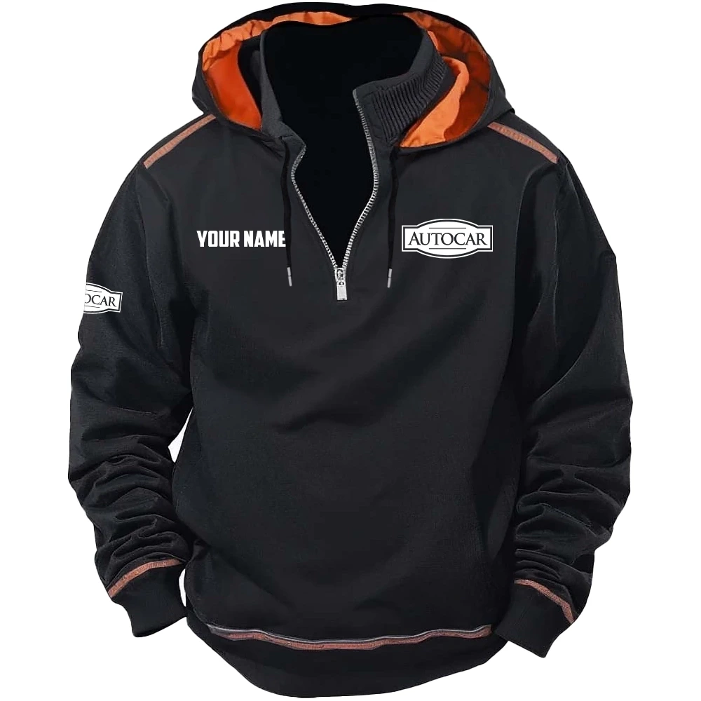 Autocar Exclusive Logo Tactical Hooded Sweatshirt OUFACBHS0819AOZ - Autocar Sweatshirt