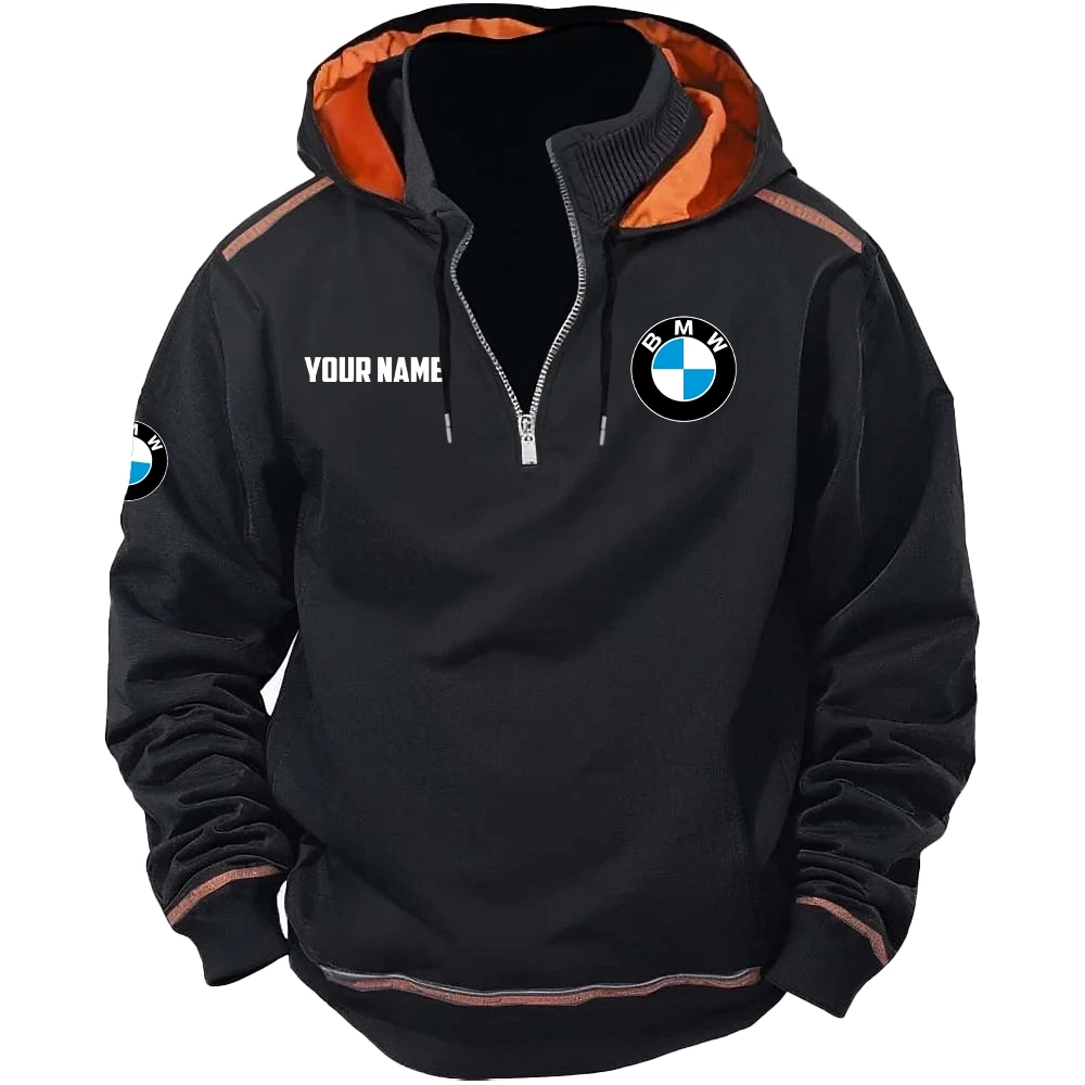 BMW Exclusive Logo Tactical Hooded Sweatshirt OUFACBHS0819BMWZ - BMW Sweatshirt