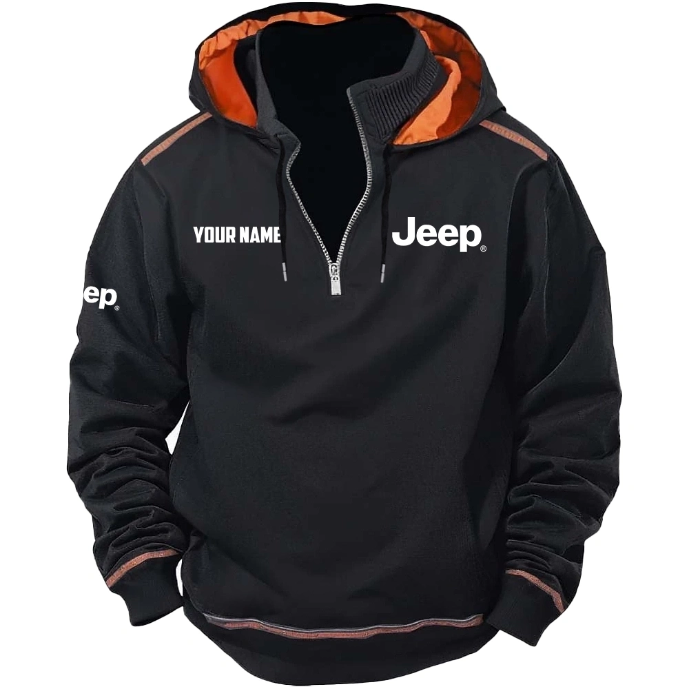 Jeep Exclusive Logo Tactical Hooded Sweatshirt OUFACBHS0819JEZ - Jeep Sweatshirt
